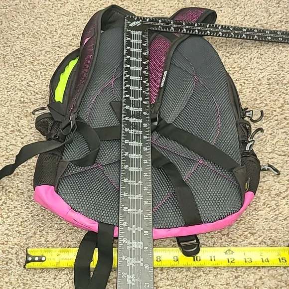 Adidas Black and Pink Sports Backpack - Picture 9 of 9